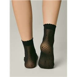 CONTE Тонкие носки в горошек на сетке MONA