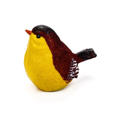 Садовая фигура из полистоуна «Синица», 12×10×7 см