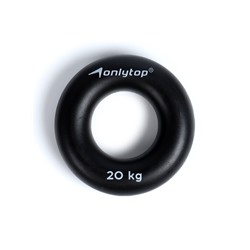 Эспандер кистевой ONLYTOP, 20 кг, цвет чёрный