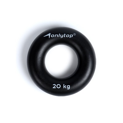 Эспандер кистевой ONLYTOP, 20 кг, цвет чёрный
