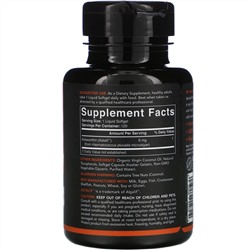 Sports Research, астаксантин с кокосовым маслом, 6 мг, 120 капсул