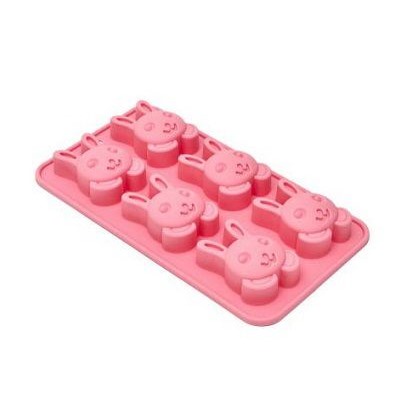 Форма для выпечки силиконовая  6 КЕКСОВ ЗАЙЦЫ 26*14,3*3,2см КТ-S-350