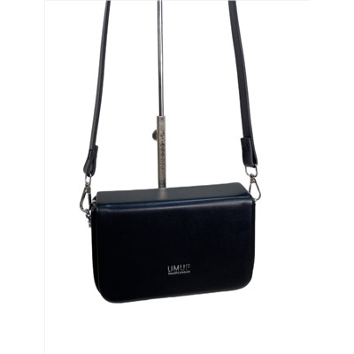 Женская сумка из искусственной кожи, цвет черный