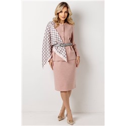 Юбка женская  193Н/09/Пудровый