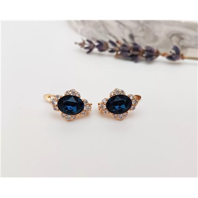 Серьги с кристаллами Swarovski
