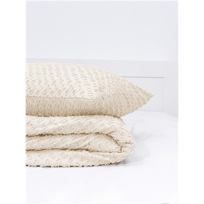 Постельное бельё евро LoveLife Tufting Квадрат, микрофайбер