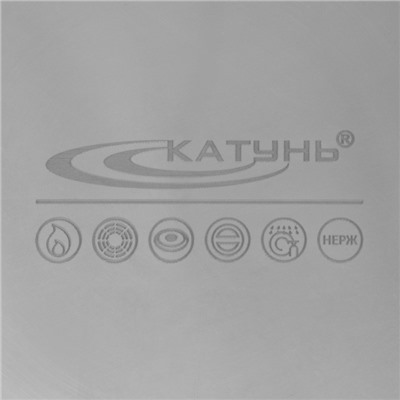 Кастрюля Катунь «Общепит», 15 л, d=30 см, h=23 см, нержавеющая сталь