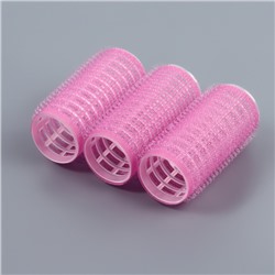 Бигуди «Липучка», d=2.6 см, 6 см, 4 шт., сиреневое