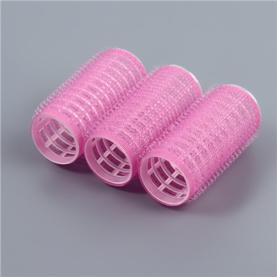 Бигуди «Липучка», d=2.6 см, 6 см, 4 шт., сиреневое