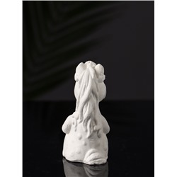 Фигурка для росписи «Лошадка с косой», гипс, 9×5×5 см