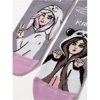 Классические CONTE ELEGANT HAPPY (3 пары в коробке) Хлопковые носки