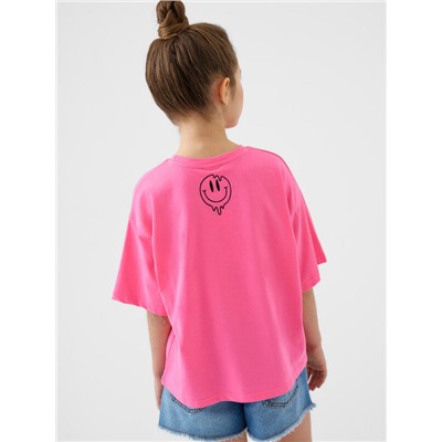 Фуфайка трикотажная для девочек (футболка)