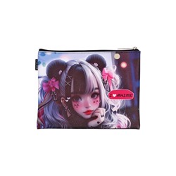 Папка для тетрадей А5, 205×270 мм, deVENTE I Love Anime, молния сверху, плоская, для девочки
