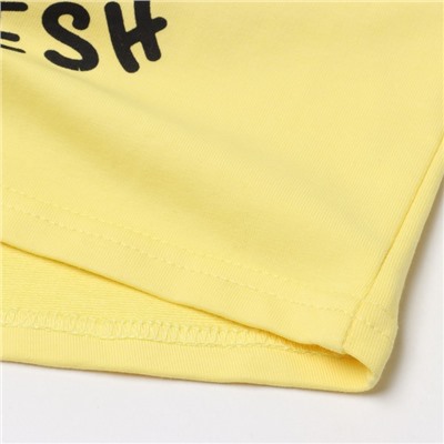 Толстовка для девочки, рост 92 см, жёлтая