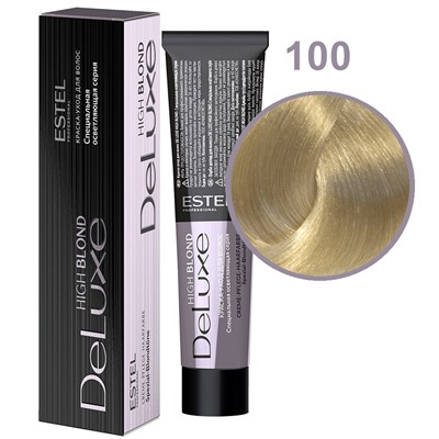 ЭстельDeLuxe High Blond Краска-уход для волос 100 Натуральный блондин ультра 60 мл