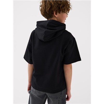 Джемпер трикотажный для мальчиков (футболка с капюшоном)