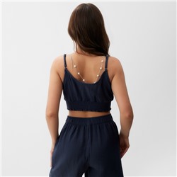 Топ укороченный женский MIST Muslin размер XS, серый