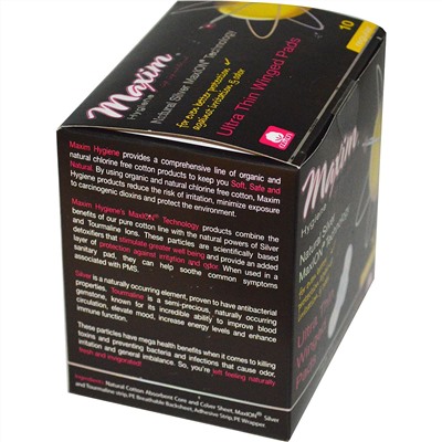 Maxim Hygiene Products, Ультра-тонкие прокладки с крылышками, обычные, 10 шт.