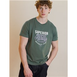 Футболка из премиального хлопка с авторским принтом