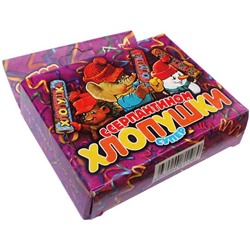 Супер хлопушка "Новогодняя" 100мм конфетти, серпантин ТР108 (упаковка 3 шт.)