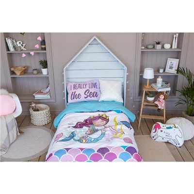Постельное бельё 1.5-спальное «Этель» Really mermaid, бязь