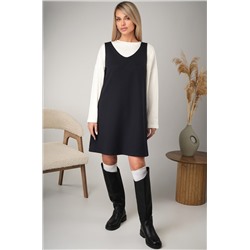 Женское офисное платье - сарафан Happyfox