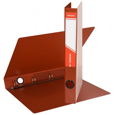 Папка пластиковая 4 кольца 40мм красная 700мкм NP5675R inФОРМАТ