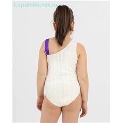 1056 Купальник сплошной для девочки (3-12 лет)