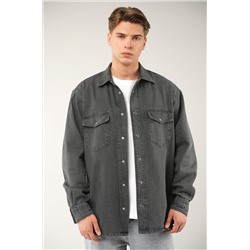 Мужская джинсовая рубашка Happyfox