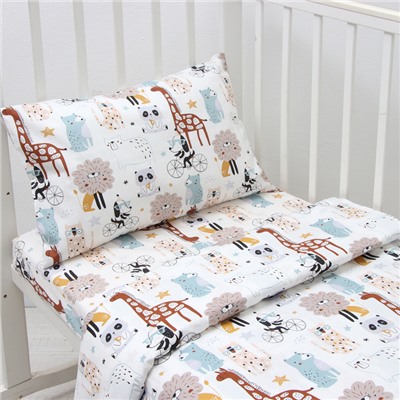 Постельное бельё ясельное LoveLife «Зоопарк», сатин