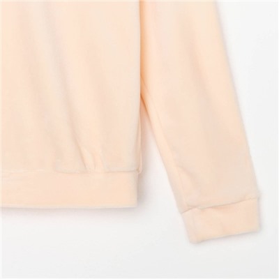 Костюм детский (толстовка, брюки) KAFTAN: Soft plushy, размер 34 (122-128 см), бежевый