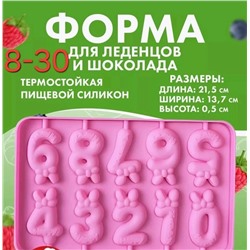 Форма силиконовая Цифры