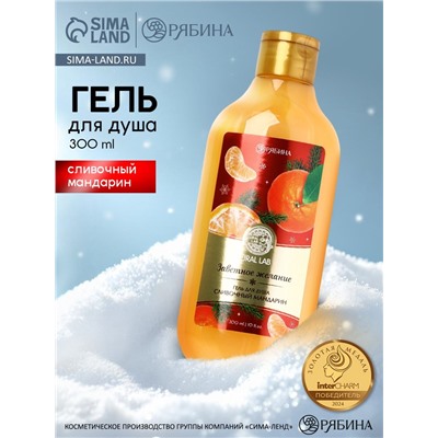 Гель для душа, 300 мл, аромат сливочного мандарина, URAL LAB