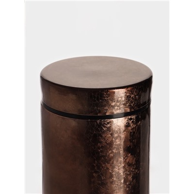 Банки для сыпучих продуктов «Богема», 3 предмета: 350/550/800 мл, стекло, коричневые