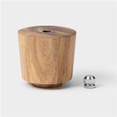 Мельница для специй Magistro Wooden, 5.5×26.5 см, керамический механизм, коричневая