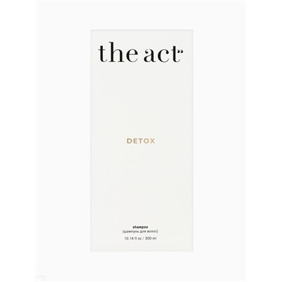 Шампунь для волос глубоко очищающий The Act с яблочным уксусом и гидролизованным кератином, 280 мл 1