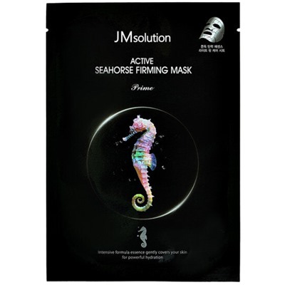JMsolution Подтягивающая Маска-салфетка с экстрактом морского конька Seahorse Firming Mask Prime