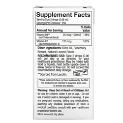 Nature's Answer, Vitamin D3 & K2, 0.5 fl oz (18 ml)