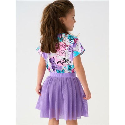 Юбка-шорты трикотажные для девочек