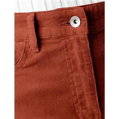 Брюки из эластичного микро-вельвета