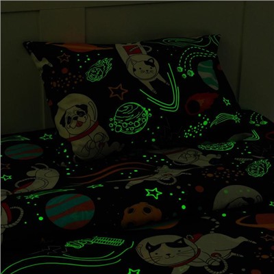 Постельное бельё 1.5-спальное «Этель» Cosmoparty, бязь