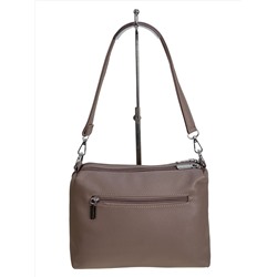 Женская сумка из искусственной кожи, цвет темная пудра