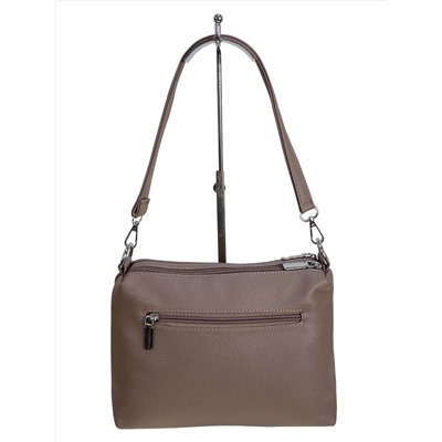 Женская сумка из искусственной кожи, цвет темная пудра