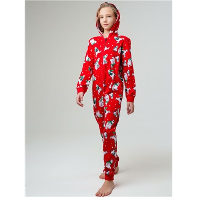 Пижама-комбинезон трикотажная унисекс для детей