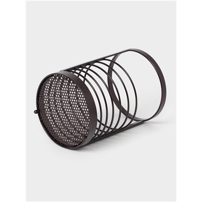 Сушилка для столовых приборов Доляна «Лофт», 11.5×11.5×17 см, коричневая