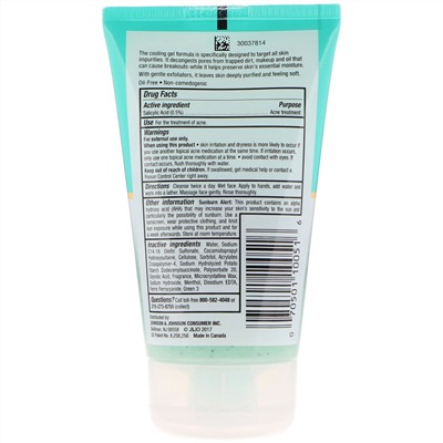Neutrogena, Deep Clean, очищающий и освежающий гель-скраб, 4,2 унции (119 г)