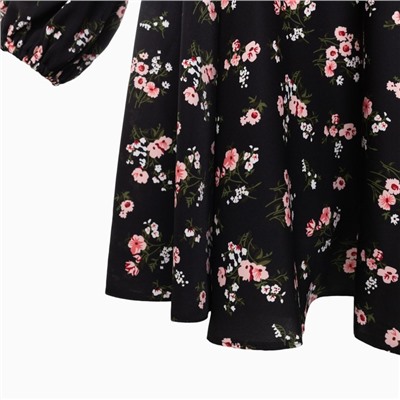 Платье мини женское MIST, размер 44, чёрное