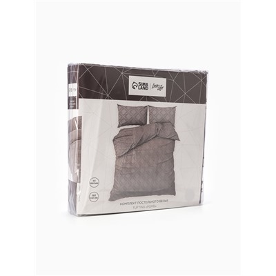 Постельное бельё 2-спальное LoveLife Tufting Ромб, микрофибра