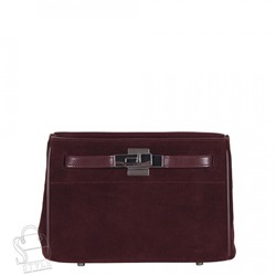 Сумка женская кожаная 6463BDAA wine red Baidou