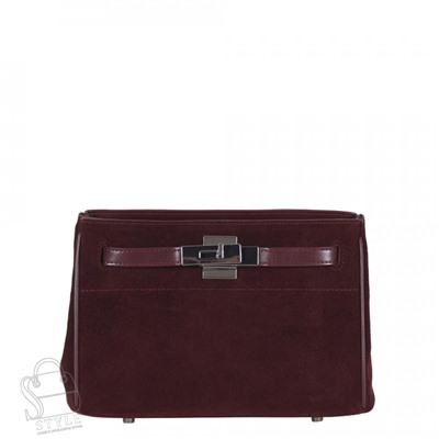 Сумка женская кожаная 6463BDAA wine red Baidou